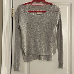 Abercrombie girls gray sweater size medium